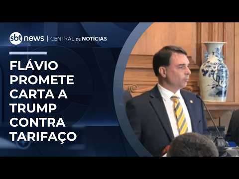 Flávio Bolsonaro reage a críticas e diz que enviará carta a Trump sobre tarifas | #CentraldeNotícias thumbnail