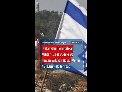 Netanyahu Perintahkan Militer Duduki 70 Persen Wilayah Gaza, Menlu AS: Kami Tak Terlibat #short thumbnail