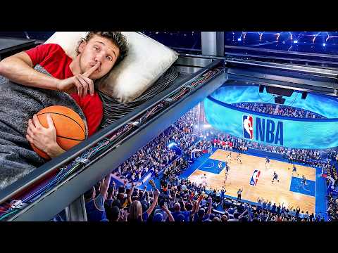 Overnight In The World's Most Expensive Basketball Arena! thumbnail