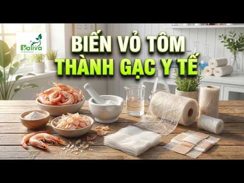 Cùng sống xanh số 150: Sinh viên năm nhất biến vỏ tôm thành băng gạc y tế thumbnail