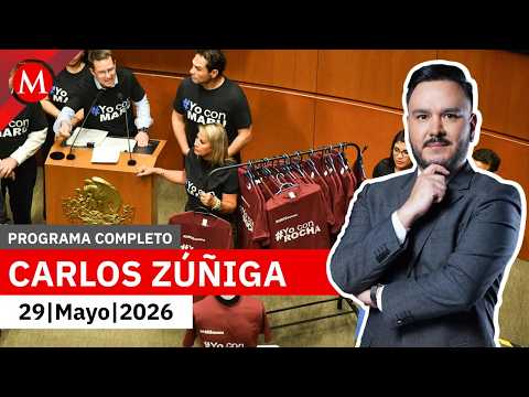 PAN reta a Morena a usar playeras #YoConRocha en el Senado | Carlos Zúñiga, 29 de mayo de 2026 thumbnail