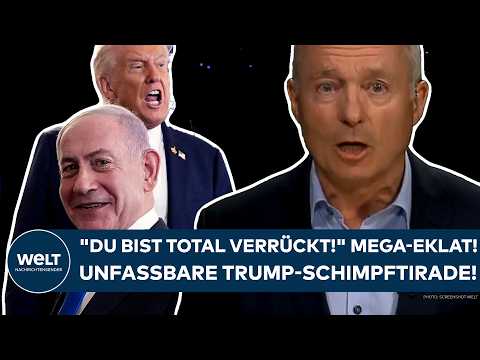 USA: "Du bist total verrückt!" Mega-Eklat! Unfassbare Trump-Schimpftirade gegen Netanjahu! thumbnail