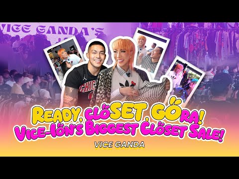 Ready, CloSET, Gora! Vice-Ion’s Biggest Closet Sale! | VICE GANDA thumbnail