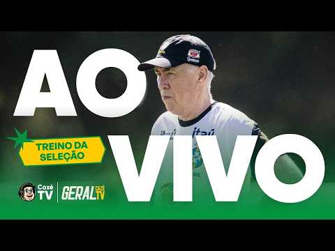 TREINO DA SELEÇÃO BRASILEIRA, DIRETO DA GRANJA COMARY | GERAL CAZÉTV thumbnail