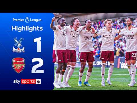 The champions end season in style! 🏆 | Crystal Palace 1-2 Arsenal | Premier League highlights thumbnail