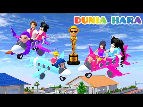 Yuta Mio Naik Pesawat 3 Tingkat Warna Warni Huntrix Rumi Cari Piala Oscar | Dunia Hara Sakura thumbnail