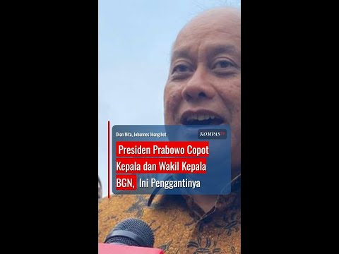 Presiden Prabowo Copot Kepala dan Wakil Kepala BGN, Ini Penggantinya #short thumbnail
