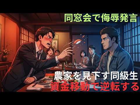 【アニメ】同窓会で侮辱発言0000農家を見下す同級生一資金移動で逆転する thumbnail