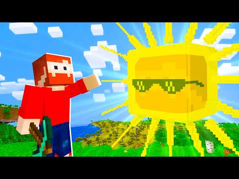 Ik BOUW MEZELF ALS DE ZON In Minecraft Survival! thumbnail