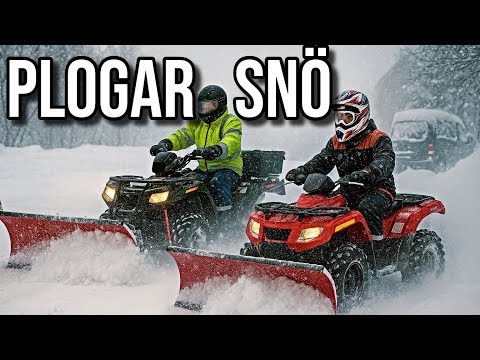 PLOGAR SNÖ I ETT HELT VILLAOMRÅDE  - [VLOGG #802] thumbnail