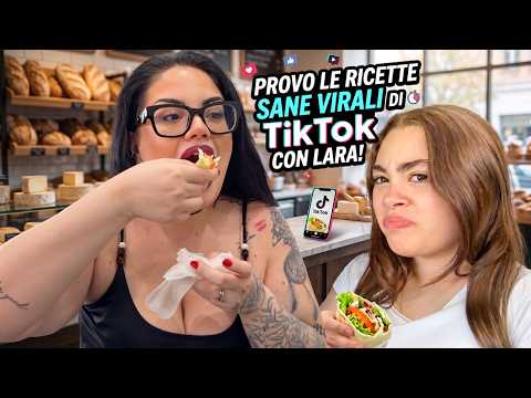 PROVO LE RICETTE SANE VIRALI DI TIKTOK CON LARA! (mi ha odiata sul serio ahah) / chiara paradisi thumbnail