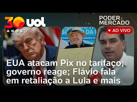 EUA atacam Pix no tarifaço; governo diz que sistema é inegociável; Flávio fala em retaliação e+ thumbnail