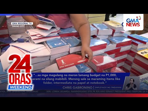 Ilang magulang at estudyante, nag-last minute shopping para sa pasukan | 24 Oras Weekend thumbnail