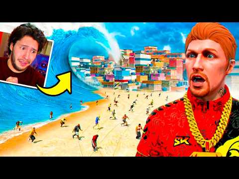Sobrevivendo a UM TSUNAMI no GTA 5 RP!! thumbnail