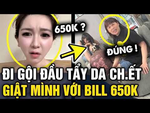 Đi GỘI ĐẦU tẩy da ch.ết, cô gái NHẬN BILL 650K vì những khoản PHÍ PHÁT SINH | Tin 3 Phút thumbnail