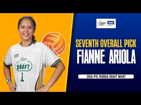 No. 7 pick Fianne Ariola | 2026 PVL Rookie Draft thumbnail