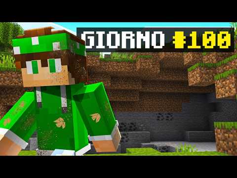 SONO SCAPPATO e SOPRAVVISSUTO 100 GIORNI SOTTOTERRA! - 100 DAYS: UNDERGROUND MINECRAFT thumbnail