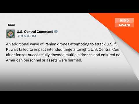 CENTCOM dakwa pintas dron Iran sasar tentera AS thumbnail