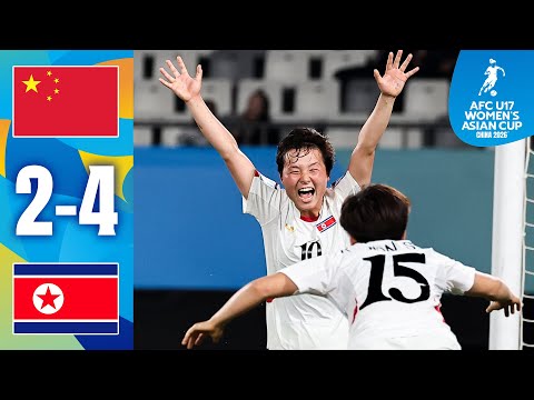 DPR Korea’s title defence rolls on! | China PR - DPR Korea | Highlights | AFC U17 Women's Asian Cup™ thumbnail