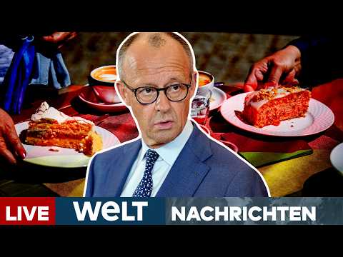 DEUTSCHLAND: „Kaffee und Kuchen“? Kanzler auf Kuschelkurs! Kooperation in der Koalition? | WELT LIVE thumbnail