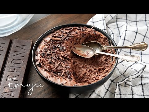 Chocolate Mousse Recipe  | Emojoie ASMR cooking thumbnail