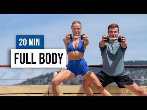 FULL BODY Workout With Community Member Marc - Strength at Home or in the Gym, Dumbbells Only thumbnail
