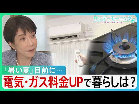 「暑い夏」目前に... 電気･ガス料金値上がりのＷパンチ　“ホルムズインフレ”ナフサ不足で値上げの連鎖も　補助金再開で財政負担は？【サンデーモーニング】｜TBS NEWS DIG thumbnail