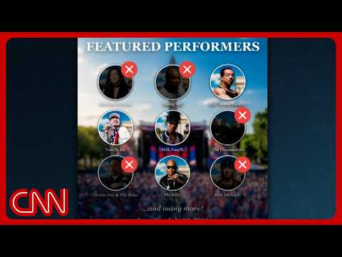 Artists bail on Trump-backed concerts thumbnail