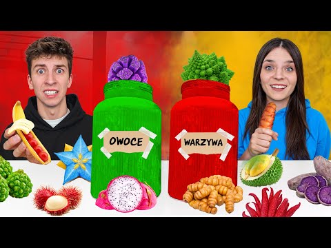 KTO SZYBCIEJ ZJE SŁOIK XXL DZIWNYCH OWOCÓW WYGRYWA! thumbnail