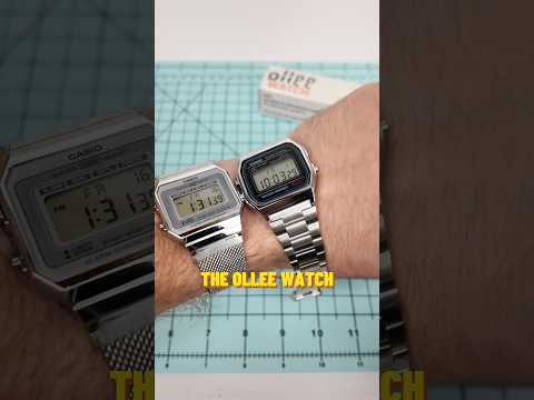 IF A CASIO AND A APPLE WATCH HAD A BABY #olleewatch #casio #watches #smartwatches #3dprinting thumbnail