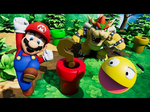 Mario and Pacman mistery pipe animation thumbnail