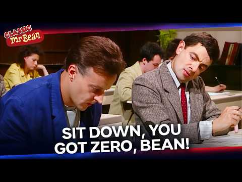 Bean Got Himself Caught While Cheating! | Classic Mr Bean thumbnail