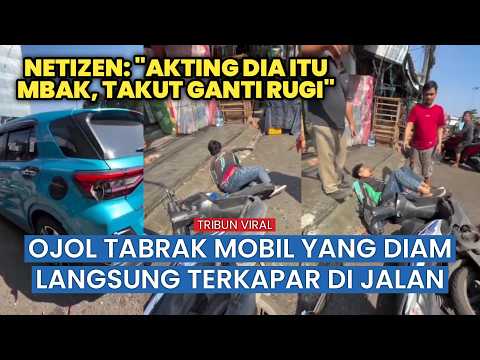 Tanpa Rem! Pemotor Diduga Ojol Hantam Mobil Berhenti di Jalan Jatiwaringin thumbnail