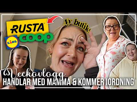 NY RUSTA BUTIK & HANDLAR MASSA MAT, STÄDAR & RENSAR HEMMA | VECKO-VLOGG thumbnail