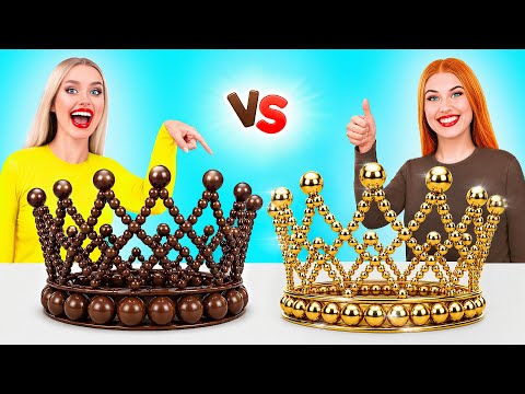 Desafío De Comida Real vs De Comida Chocolate | Recetas de Comida Deliciosa de Multi DO Challenge thumbnail