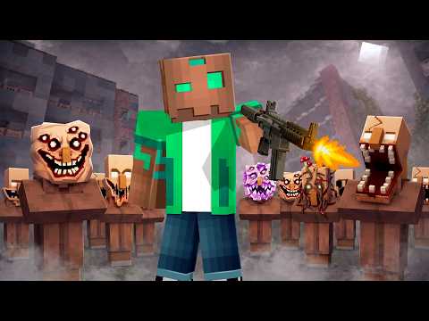 Apocalipsis de ALDEANOS MUTANTES en Minecraft! thumbnail