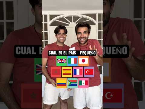 Cual es el país más pequeño de esta lista? 🤯🏴 #paises thumbnail