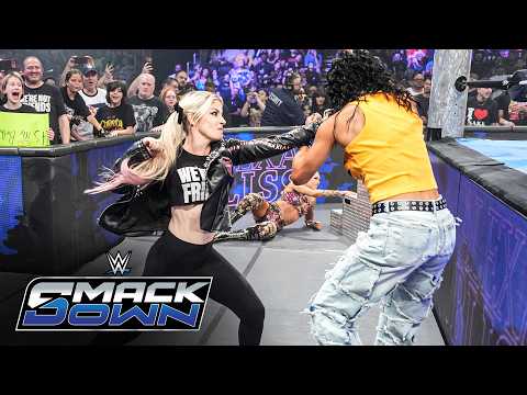 Tiffany Stratton and Alexa Bliss brawl with Michin and B-Fab: SmackDown highlights, June 12, 2026 thumbnail