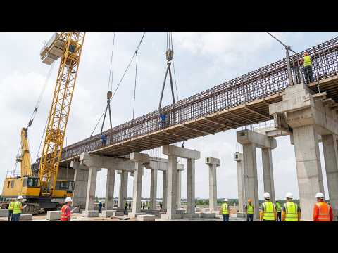 Incredible Process of Building a MODERN BRIDGE | Amazing Construction Process @Satisfyingtech116 thumbnail