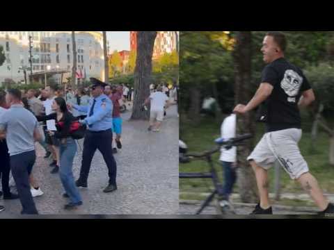 Mos u bëni pre e provokimeve! Kush ishte simpatizanti i PS që provokoi protestuesit? thumbnail