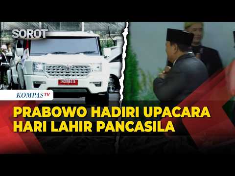 Detik-Detik Presiden Prabowo Tiba di Kemlu, Hadiri Upacara Hari Lahir Pancasila thumbnail