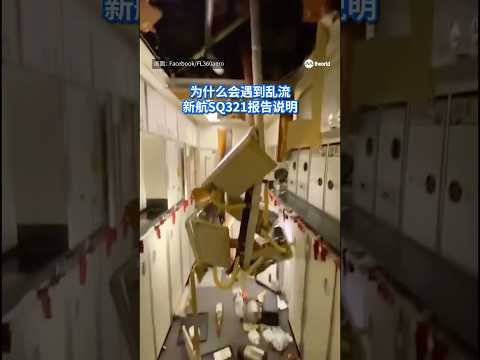 交通安全调查局公布新航SQ321航班遇乱流事故的调查结果。报告指出，不排除客机的气象雷达所发出的信息可能“显示不足”或“没有显示”。#8视界新闻网 #SQ321 #FlightSafety thumbnail