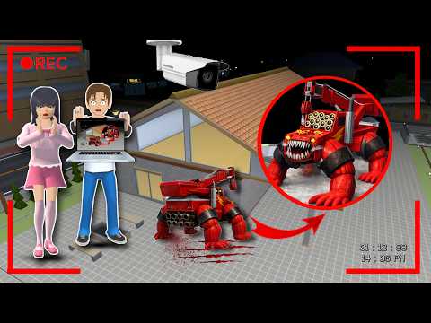 Yuta Mio Panik CCTV Merekam MONSTER MCQUEEN RED CRANE Di Belakang Rumah😱 | Sakura School Simulator thumbnail