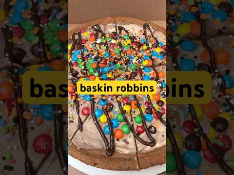 Halloween Themed Pizza Made Out Of Ice Cream and Cookie thumbnail