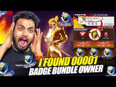 Finnaly I Found 00001 Bundle Owner ? FF Mod Or Tushar ? - Garena Free Fire Max  thumbnail