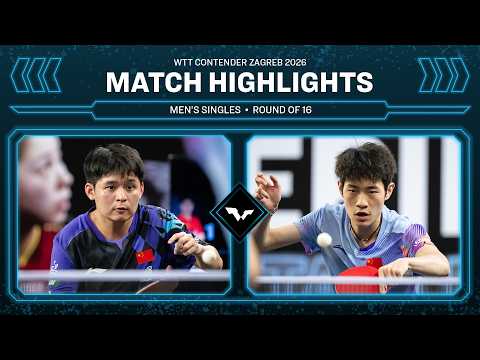 Lin Shidong vs Chen Junsong | MS R16 | #WTTZagreb 2026 thumbnail