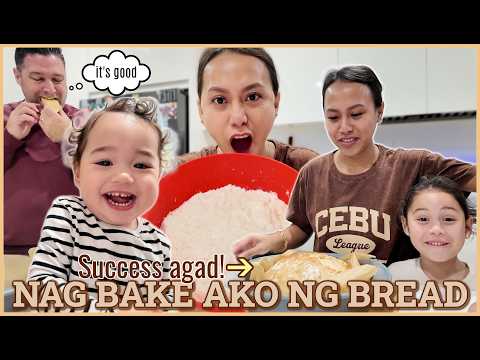 NAG BAKE AKO NG BREAD! PASADO SA LAHAT! ANG REAKSYON NG MGA BATA! ❤️ | rhazevlogs thumbnail