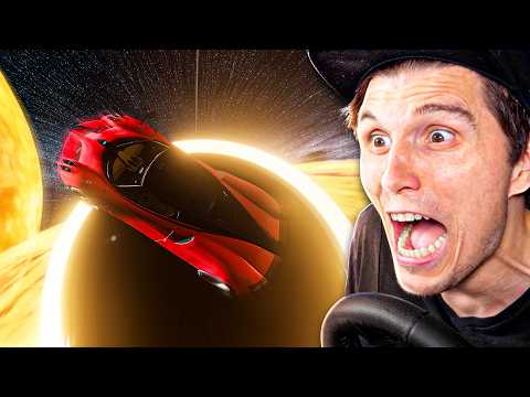 Was passiert, wenn man in ein schwarzes Loch springt? | BeamNG thumbnail