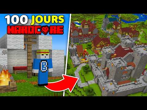 J'ai survécu 100 jours sur MINECOLONIES sur Minecraft Hardcore ! thumbnail