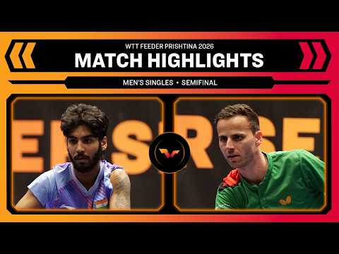 Ankur Bhattacharjee vs Tiago Apolonia | MS SF | WTT Feeder Prishtina 2026 thumbnail